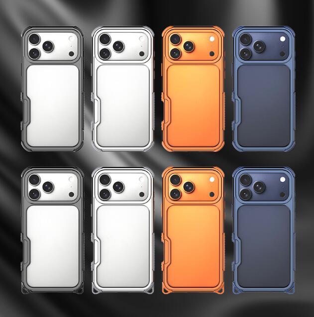 iPhone 17 Pro Max Luxury Aluminum Alloy Magnetic Case | Shockproof Cover | Anamika Mart