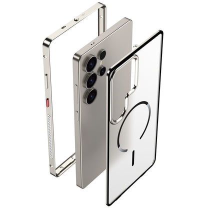 Premium Magnetic Metal Frame Case for Samsung Galaxy S23/S24/S25/S26 Series