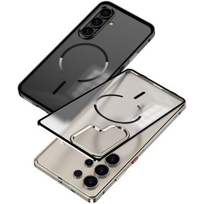 Premium Magnetic Metal Frame Case for Samsung Galaxy S23/S24/S25/S26 Series