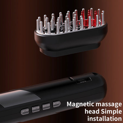 4-in-1 Electric Massage Comb with Red Light & EMS | Facial, Neck & Scalp Massager | Anamika Mart