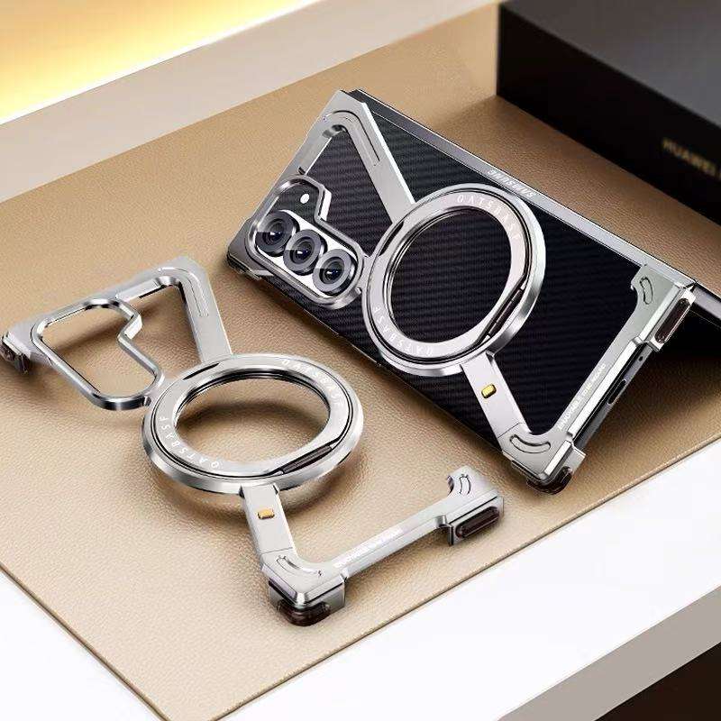 Hot Z Shape Aluminum Magnetic Case for Samsung S24 S25 S26 Ultra | Anamika Mart