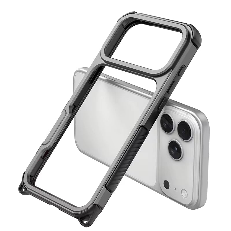 iPhone 17 Pro Max Luxury Aluminum Alloy Magnetic Case | Shockproof Cover | Anamika Mart