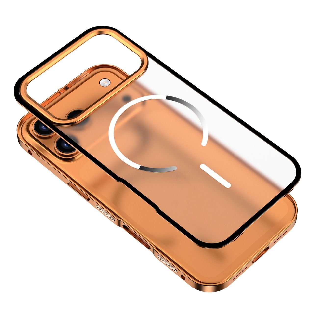 Premium Metal Bumper Frame Magnetic Case for iPhone 17 Series | Anamika Mart