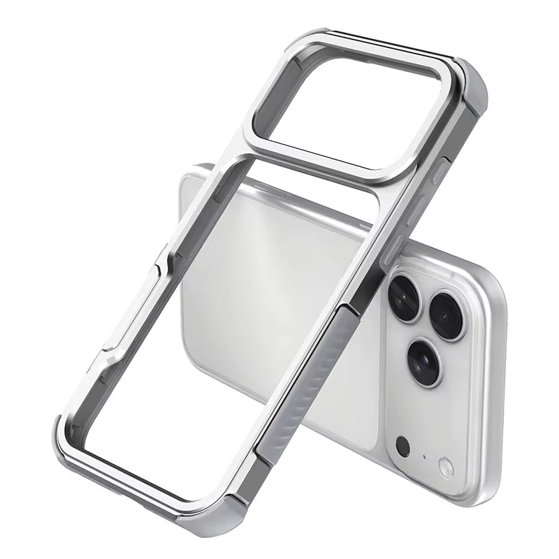 iPhone 17 Pro Max Luxury Aluminum Alloy Magnetic Case | Shockproof Cover | Anamika Mart