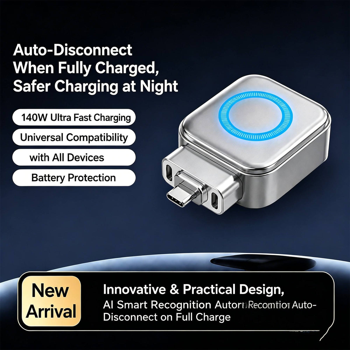Smart Charging Separator XC01 – 140W Type-C Auto Disconnect
