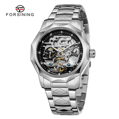 Forsining 199A Luxury Skeleton Automatic Mechanical Men's Watch