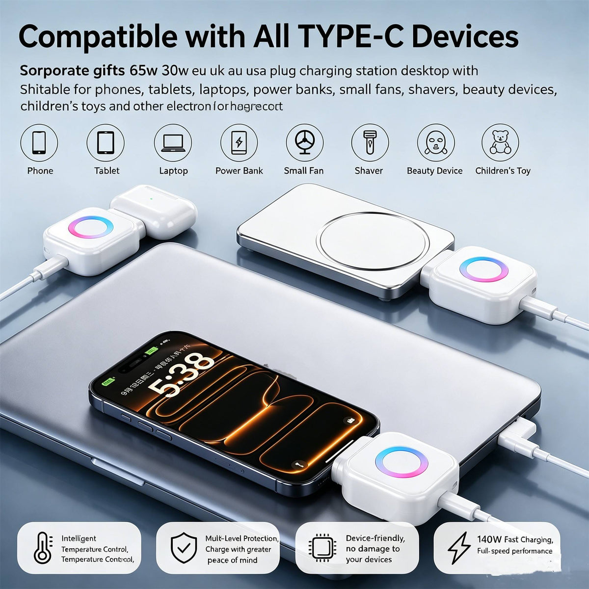 Smart Charging Separator XC01 – 140W Type-C Auto Disconnect