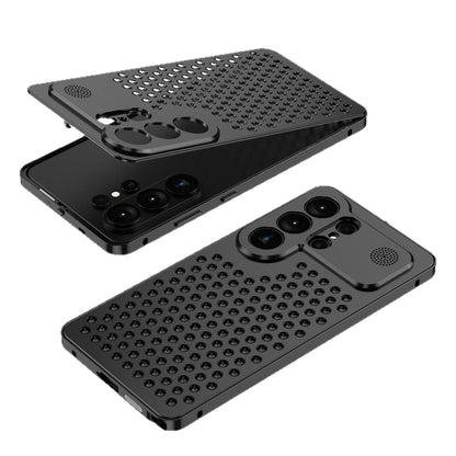 Luxury Aromatherapy Aluminum Metal Magnetic Case for Samsung Galaxy S23/S24/S25/S26 Series