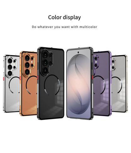 Premium Magnetic Metal Frame Case for Samsung Galaxy S23/S24/S25/S26 Series