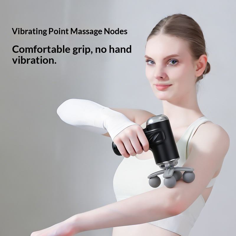 💪 LM-280 Fascia Gun – Five-Head Hit Massage | 6-Speed Rechargeable