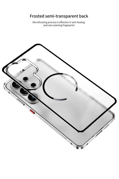 Premium Magnetic Metal Frame Case for Samsung Galaxy S23/S24/S25/S26 Series
