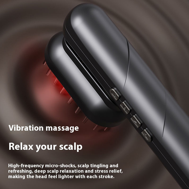 4-in-1 Electric Massage Comb with Red Light & EMS | Facial, Neck & Scalp Massager | Anamika Mart