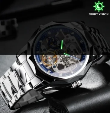 Forsining 199A Luxury Skeleton Automatic Mechanical Men's Watch