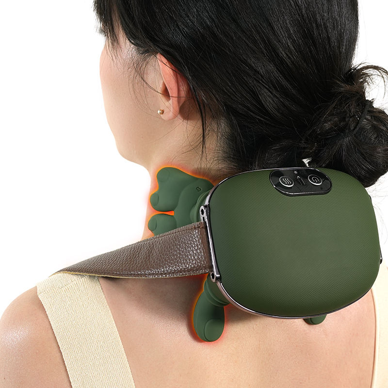 Smart Neck & Shoulder Massager with Heating | 3D Shiatsu Deep Kneading Rechargeable Body Massager