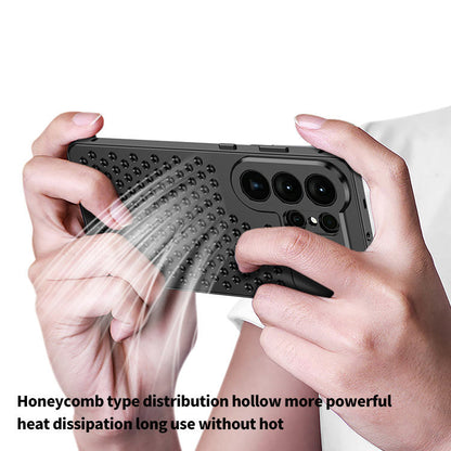 Luxury Aromatherapy Aluminum Metal Magnetic Case for Samsung Galaxy S23/S24/S25/S26 Series