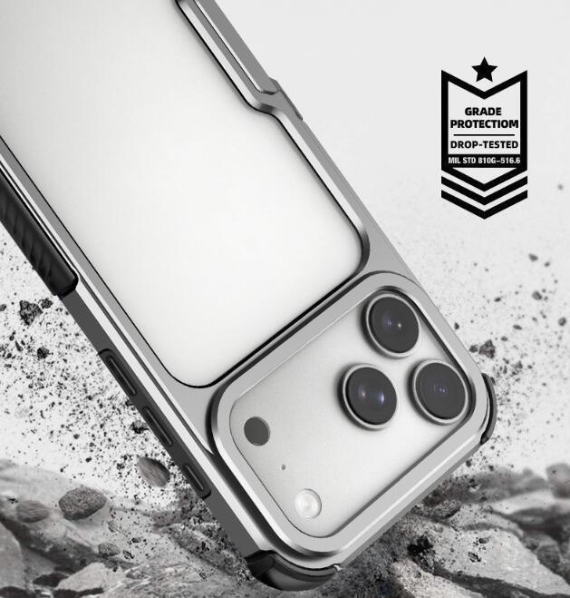 iPhone 17 Pro Max Luxury Aluminum Alloy Magnetic Case | Shockproof Cover | Anamika Mart