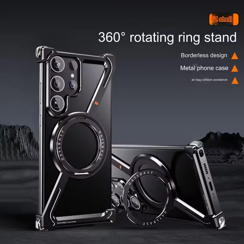 Hot Z Shape Aluminum Magnetic Case for Samsung S24 S25 S26 Ultra | Anamika Mart