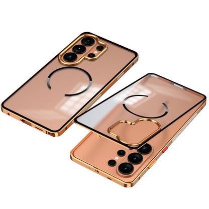Premium Magnetic Metal Frame Case for Samsung Galaxy S23/S24/S25/S26 Series