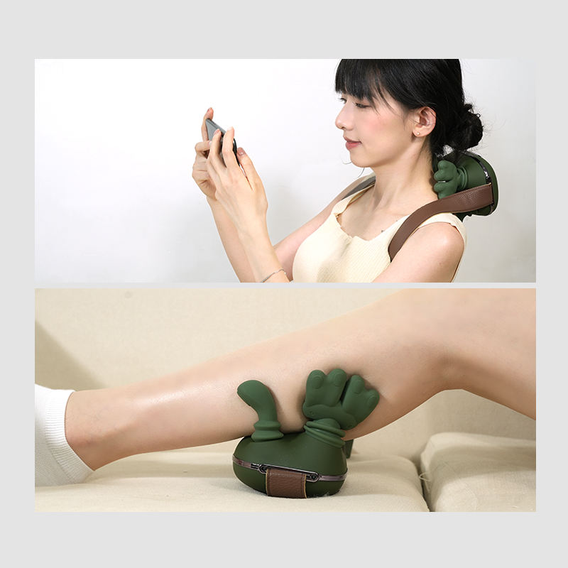 Smart Neck & Shoulder Massager with Heating | 3D Shiatsu Deep Kneading Rechargeable Body Massager