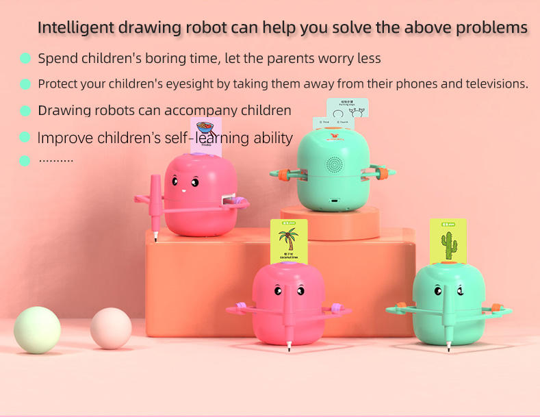🤖 Playrabbit Q01 Smart Drawing & Learning Robot