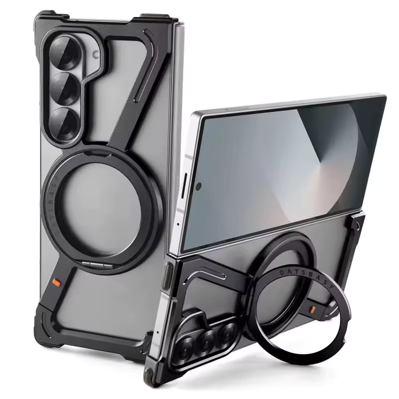 Hot Z Shape Aluminum Magnetic Case for Samsung S24 S25 S26 Ultra | Anamika Mart