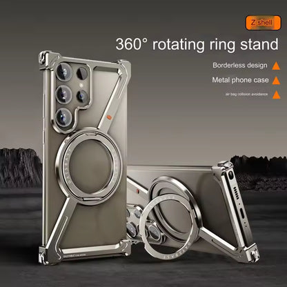 Hot Z Shape Aluminum Magnetic Case for Samsung S24 S25 S26 Ultra | Anamika Mart