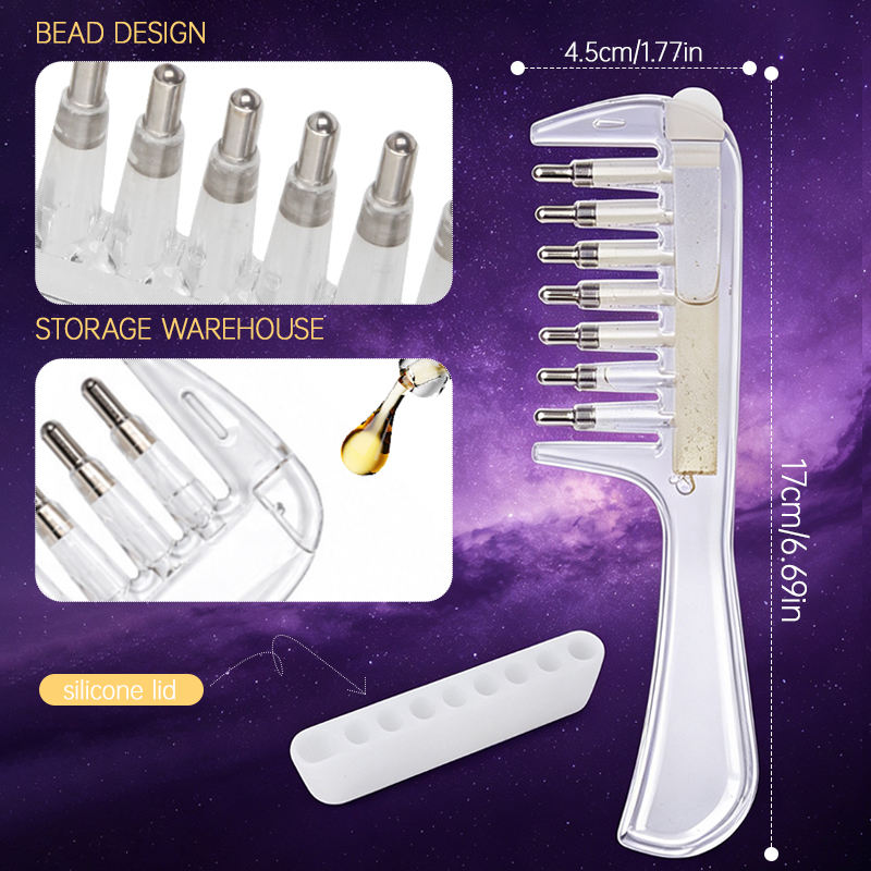Rolling Ball Scalp Oil Applicator Comb