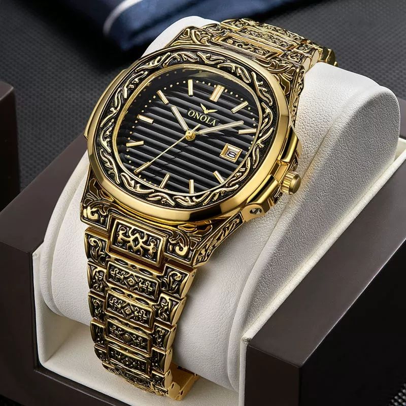 ONOLA 3808 Fashion Luxury Arabic Retro Quartz Men's Watch
