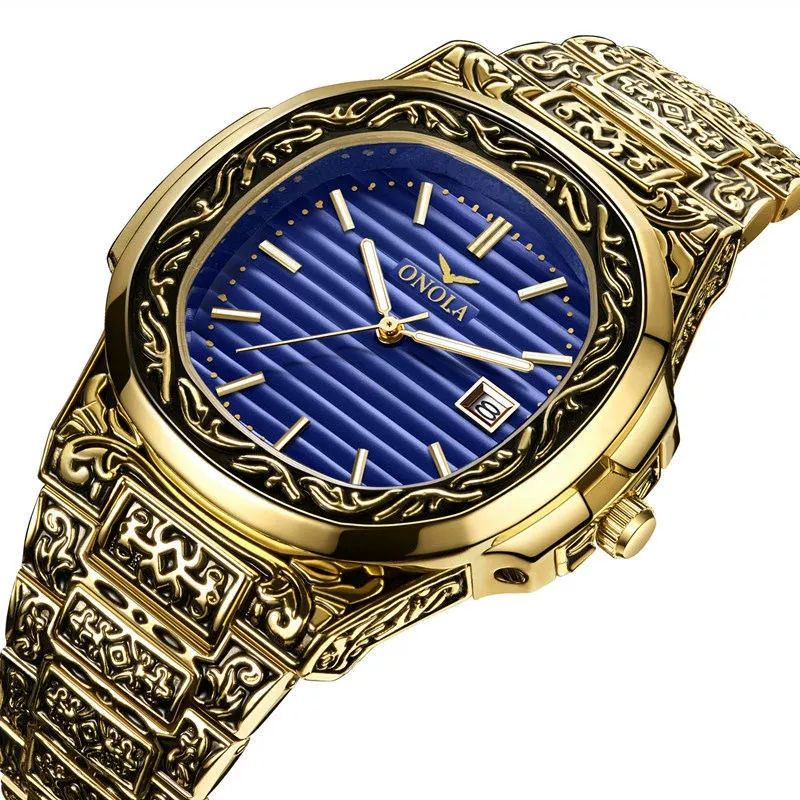 ONOLA 3808 Fashion Luxury Arabic Retro Quartz Men's Watch