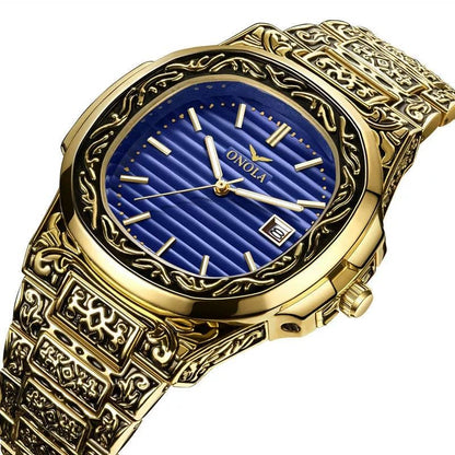 ONOLA 3808 Fashion Luxury Arabic Retro Quartz Men's Watch