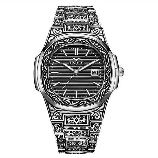 ONOLA 3808 Fashion Luxury Arabic Retro Quartz Men's Watch