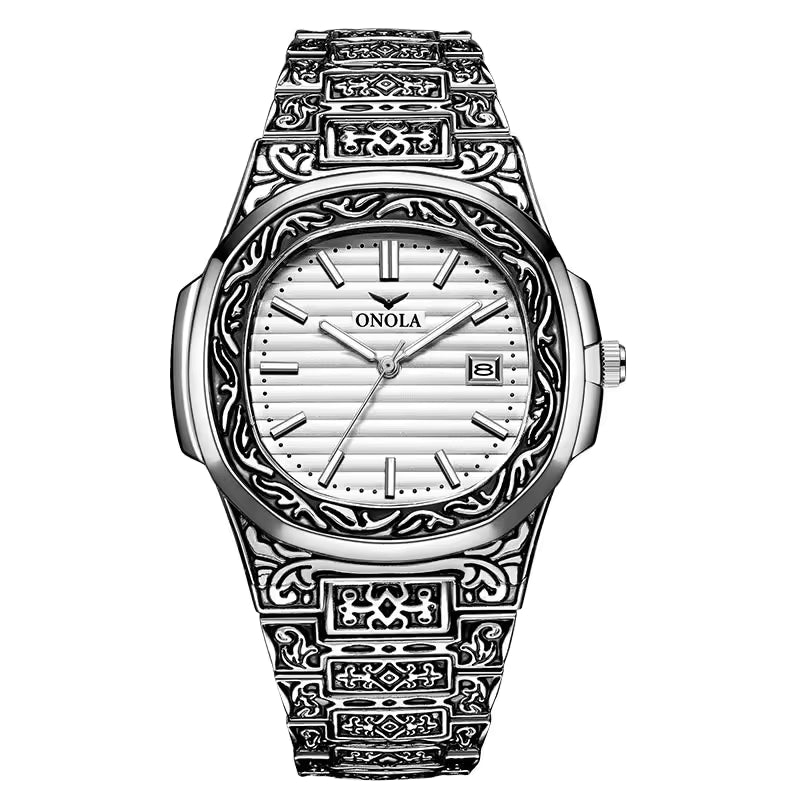 ONOLA 3808 Fashion Luxury Arabic Retro Quartz Men's Watch