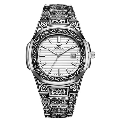 ONOLA 3808 Fashion Luxury Arabic Retro Quartz Men's Watch