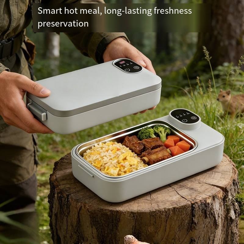 Rechargeable Water-Free Electric Lunch Box | 1L USB Food Warmer