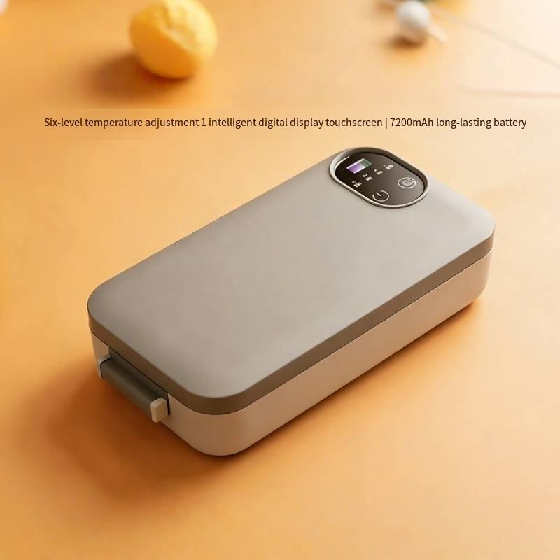Rechargeable Water-Free Electric Lunch Box | 1L USB Food Warmer