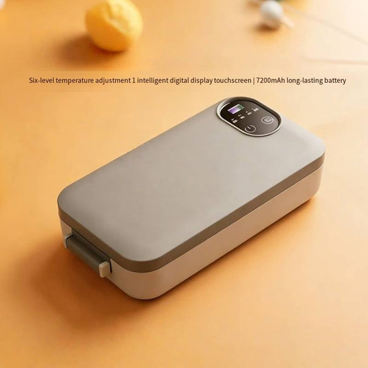 Rechargeable Water-Free Electric Lunch Box | 1L USB Food Warmer