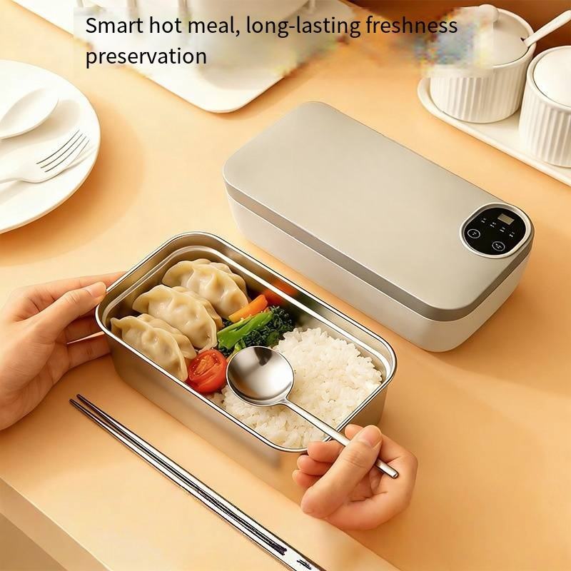 Rechargeable Water-Free Electric Lunch Box | 1L USB Food Warmer