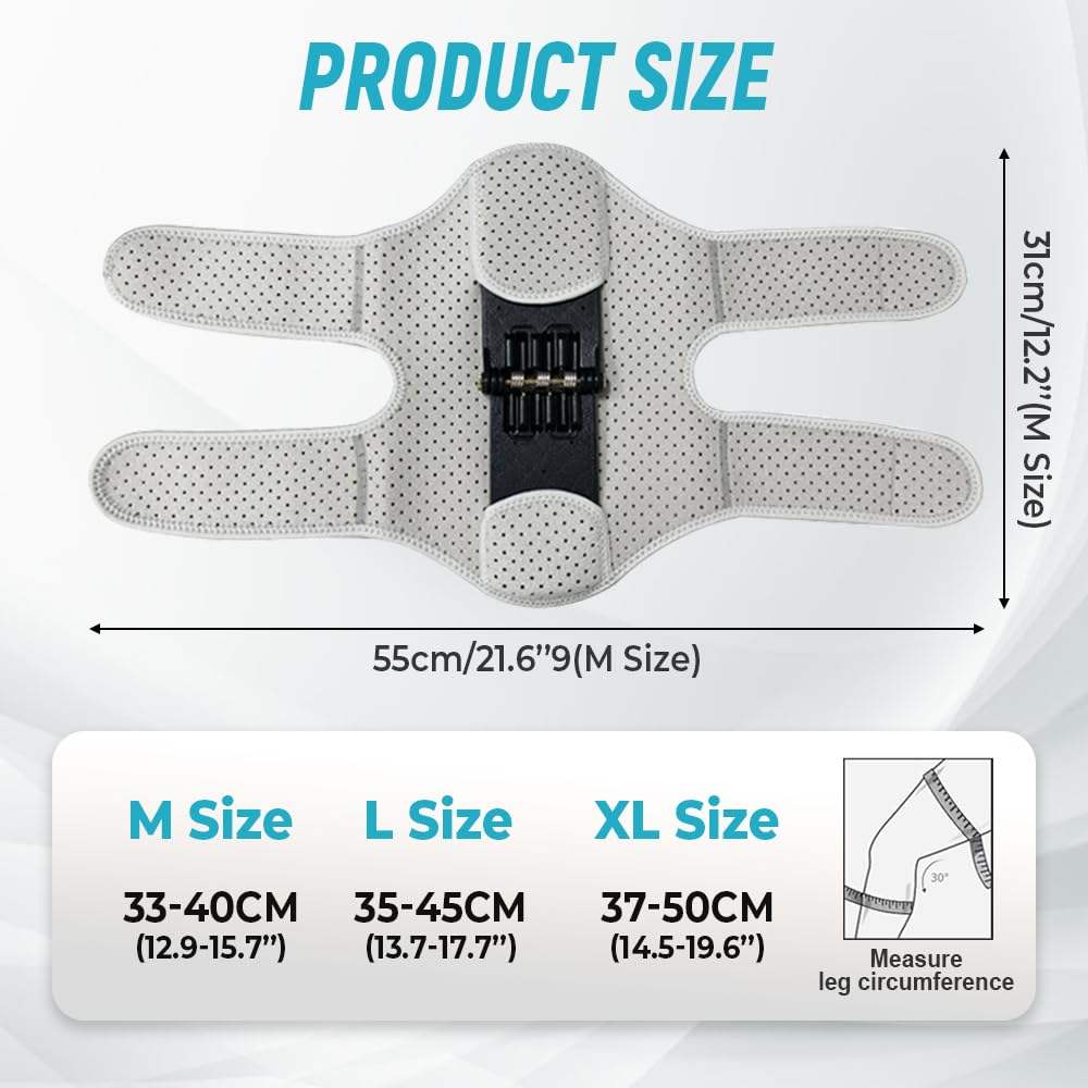 2026 Knee Assistive Device Breathable Nylon Upgraded Knee Protection Spring Booster Brace for Joint Pain Relief Walk Support