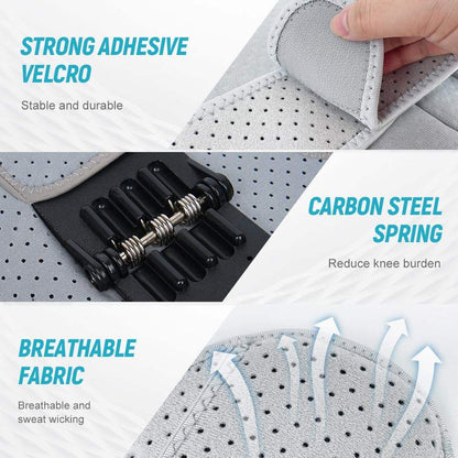 2026 Knee Assistive Device Breathable Nylon Upgraded Knee Protection Spring Booster Brace for Joint Pain Relief Walk Support