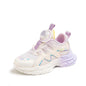 Girls' Princess Sneakers All-Match Mesh Breathable Torre Shoes for Spring Autumn New Elementary School Slip-On Closure